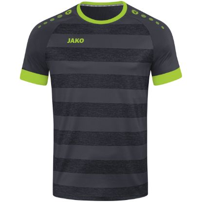Afbeeldingen van Shirt Celtic Melange KM antraciet/lemon